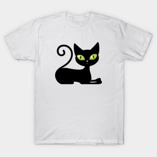 Cat Retro Distressed Style Vintage T-Shirt